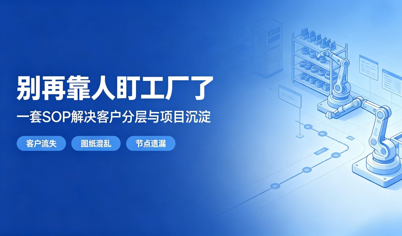 机器人零部件行业数字化管理方案:标品报价管控与大客户定制项目体系解析