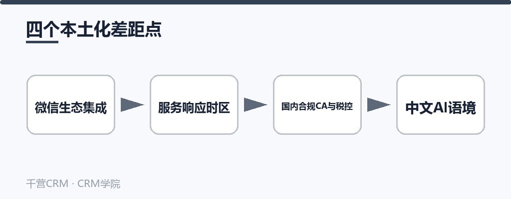 四个本土化差距点