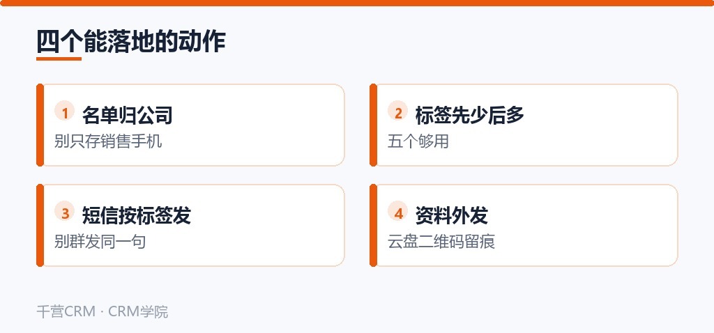 四个能落地的动作