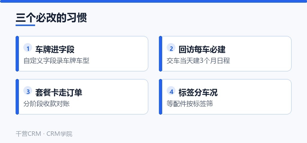 三个必改的习惯